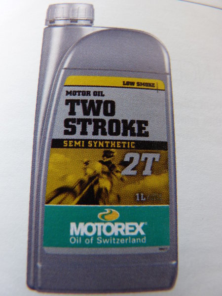 Huile Motorex 2 stroke 2 Temps mélange et graissage séparé (semi-synthèse)1L.